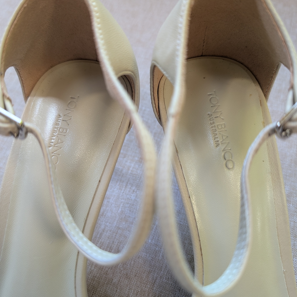 Tony Bianco Cream Heels - Picture 9 of 12